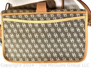 Dooney & Bourke Large Equestrian Signature Handbag with Matching Wristlet, New with Tags.