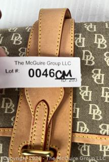 Dooney & Bourke Large Equestrian Signature Handbag with Matching Wristlet, New with Tags.