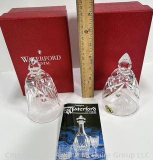 Two (2) Waterford Crystal Hand Bells with Boxes