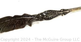 Silver 888 Feather Letter Opener 