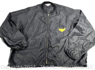 Black USMA United States Military Academy West Point Wind Breaker Jacket