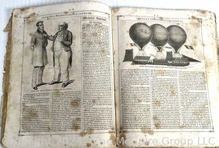 Partial Set of Bound 1852 Editions of The American Phrenological Journal