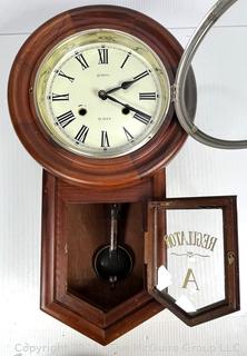 La Cloche 31 Day Wall Clock in Case