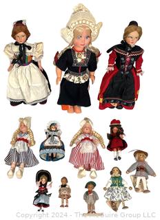 Collection of European Souvenir Dolls
