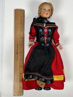 Collection of European Souvenir Dolls
