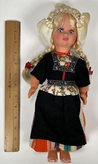 Collection of European Souvenir Dolls
