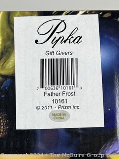 Pipka Reflections of Christmas Father Frost Figurine with Original Box