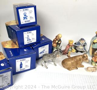 Porcelain Goebel Hummel Partial Nativity Set 