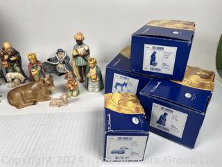 Porcelain Goebel Hummel Partial Nativity Set 