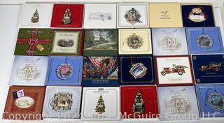 Twelve (12) White House Christmas Ornaments
