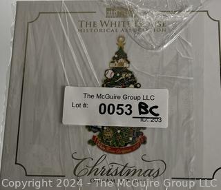 Twelve (12) White House Christmas Ornaments
