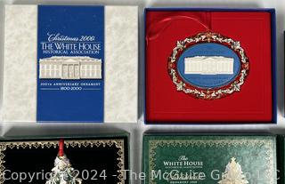 Collection of Waterford and White House Christmas Ornaments