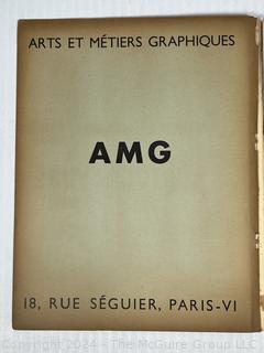 Arts et Metiers Graphiques. Paris 58, Publication Date: 1937 Art & Design