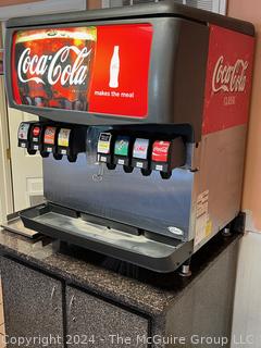 8 Flavor Ice and Beverage Soda Fountain System. Cornelius Model ED200 SN 62812114ED283