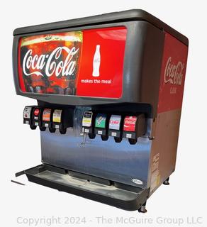 8 Flavor Ice and Beverage Soda Fountain System. Cornelius Model ED200 SN 62812114ED283