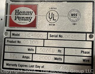 HENNY PENNY Heated Holding Cabinet Model HC-900 SN 04485