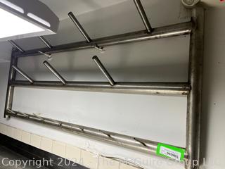 20 x 48" Stainless Wall Mounted Pan Drying Rack 