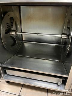 HENNY PENNY SCR-8 Sure Chef Rotisserie.  Electric, with THERMA-VEC EVEN HEAT PROCESS, Radiant Heat w/ Cross-Flow Convection.  8 Spits with a Capacity of 40 chickens at once. Stainless Steel Construction