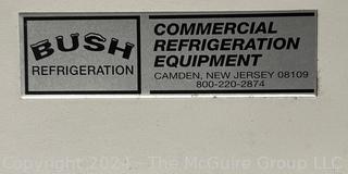 BUSH Triple Door Refrigeration Unit.  Measures 36D x 104W x 88"T. With Compressor total height 90" 