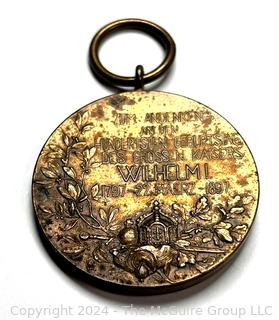 German WW1 Kaiser Wilhelm I Commemorative Medal Badge 