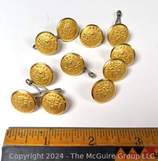 Collection of U.S. Military Academy Buttons