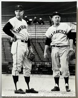 Photograph by Photographer Arthur Rickerby of San Francisco Baseball Players Harvey Kuenn and Jim Simpson 