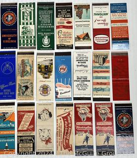 Collection of Promotional Matchbook Covers
