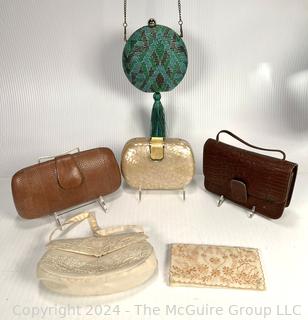 Five (5 ) Vintage Handbags