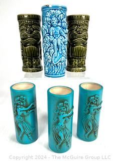 Six (6) Tiki Mugs Including Orchids of Hawaii