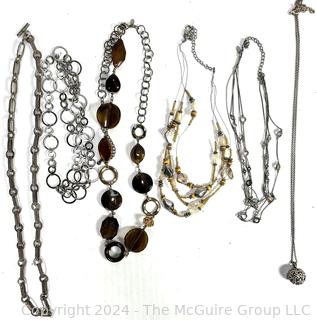 Six (6) Costume Jewelry Necklaces