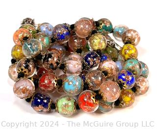 Cornaro Italy Murano Glass Bead Necklace  (Was 249)