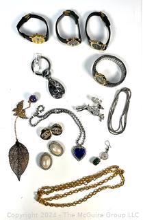 Mixed Group of Costume Jewelry and Watches