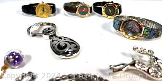 Mixed Group of Costume Jewelry and Watches