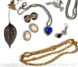 Mixed Group of Costume Jewelry and Watches