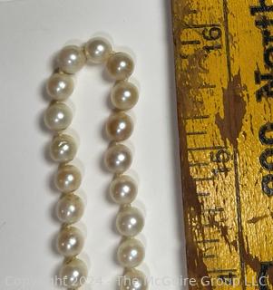 Opera Length Strand of Pearls with 14KT Gold Clasp