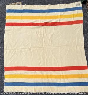 Orrlaskan 100% Pure Wool Orr Felt & Blanket Co, Piqua OH.  73" x 81"