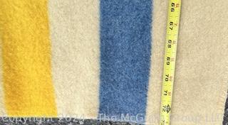 Orrlaskan 100% Pure Wool Orr Felt & Blanket Co, Piqua OH.  73" x 81"