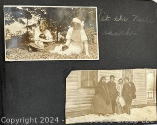 Early 1900’s Family Photo Album Including Chautauqua, Dough-Boys, Automobiles, People, Etc. Review photos