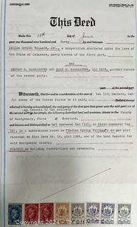 Collection of Legal & Administrative Indentures Ephemera (1890-1960s) 