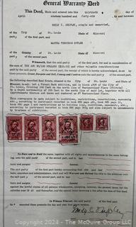 Collection of Legal & Administrative Indentures Ephemera (1890-1960s) 