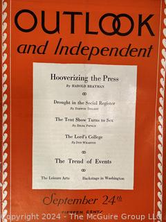 Old titles, same issues...The Outlook Magazine (1914 and 1934) & Lyceum News (1910 & 1914)  (Was 0079)