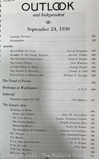 Old titles, same issues...The Outlook Magazine (1914 and 1934) & Lyceum News (1910 & 1914)  (Was 0079)