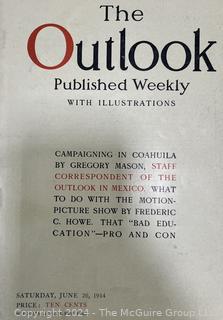 Old titles, same issues...The Outlook Magazine (1914 and 1934) & Lyceum News (1910 & 1914)  (Was 0079)