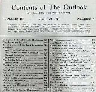 Old titles, same issues...The Outlook Magazine (1914 and 1934) & Lyceum News (1910 & 1914)  (Was 0079)