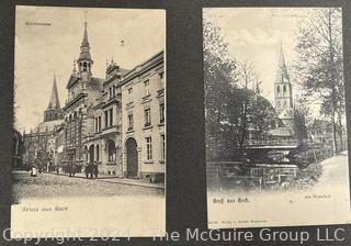 Early 1900's Family Photo Album of European Grand Tour with Post Cards.  View all photos