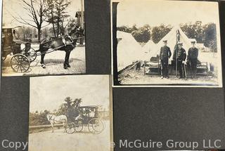 Early 1900's Family Photo Album of European Grand Tour with Post Cards.  View all photos