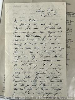 Collection of WWII Wartime Letters From Soldier to Home