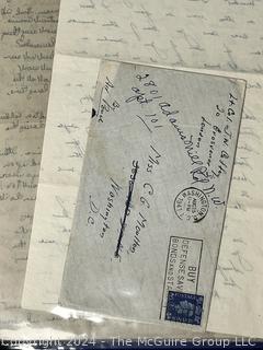 Collection of WWII Wartime Letters From Soldier to Home