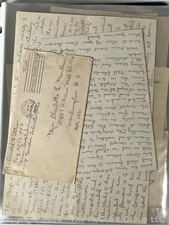 Collection of WWII Wartime Letters From Soldier to Home