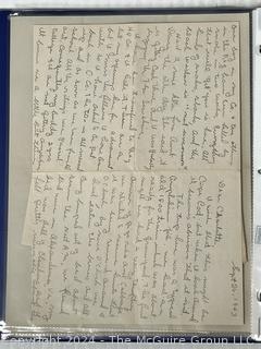 Collection of WWII Wartime Letters From Soldier to Home